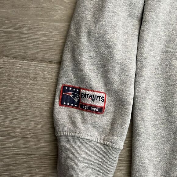 NFL New England Patriots Hoodie Size Small Gray - Picture 3 of 8
